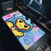 Mouse Pads Extended Gaming Mechanical Keyboard Pad Pokemon Graffiti Pikachu Pattern Gaming Accessories Carpet Kawaii Nonslip Rug