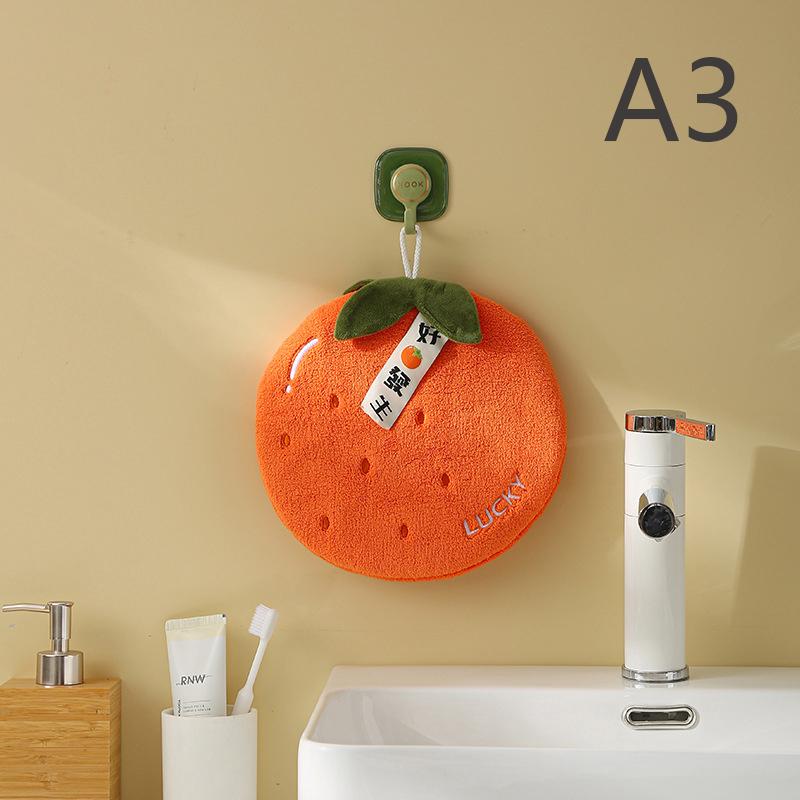 

Фруктовий рушник для рук Кухонна абсорбуюча ганчірка для прибирання М які банні рушники, що підвішуються Дитячий рушник для рук для ванної кімнати з квітковим малюнком Домашнє приладдя