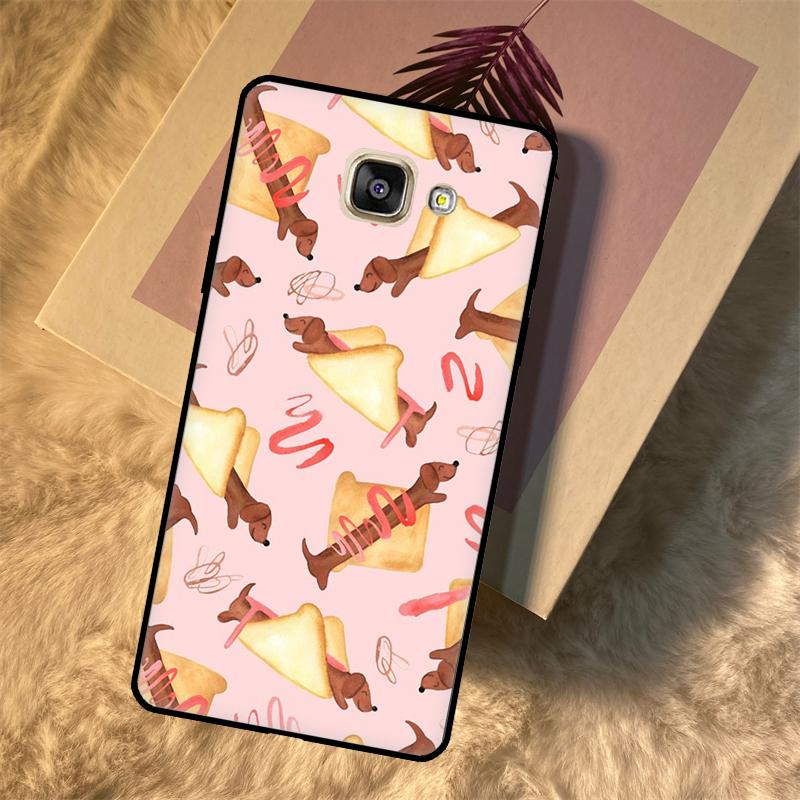 Dachshund Dog Cover For Samsung Galaxy A6 A7 A8 A9 J8 J4 J6 Plus 2018 J7 J5 J3 2016 A5 A3 2017 Back Case