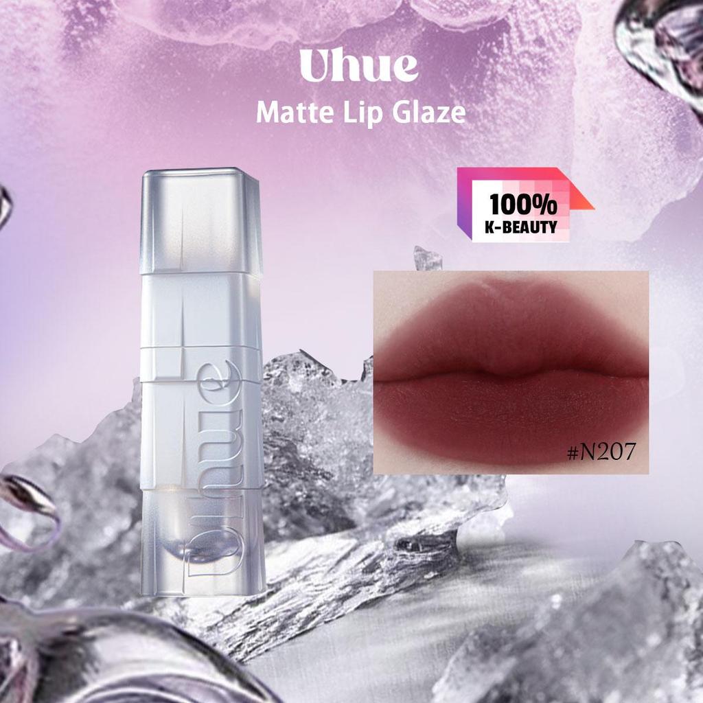 Uhue Matte Lip Glaze 3ml/0.1 fl.oz (6Color options)