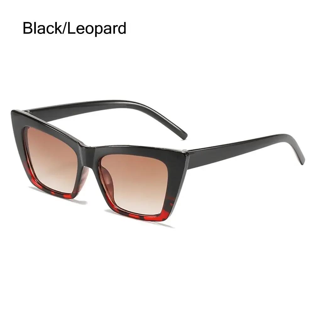 Fashion Square Sunglasses Woman Vintage Cat Eye Design Sun Glasses Female Male Personality Cool Retro Black Cateye Oculos
