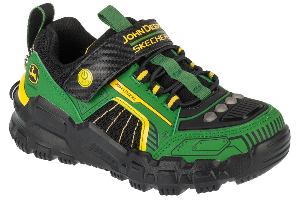 Skechers John Deere: Adventure Track - Rugged-Bright, grüne Sneakers für Jungen