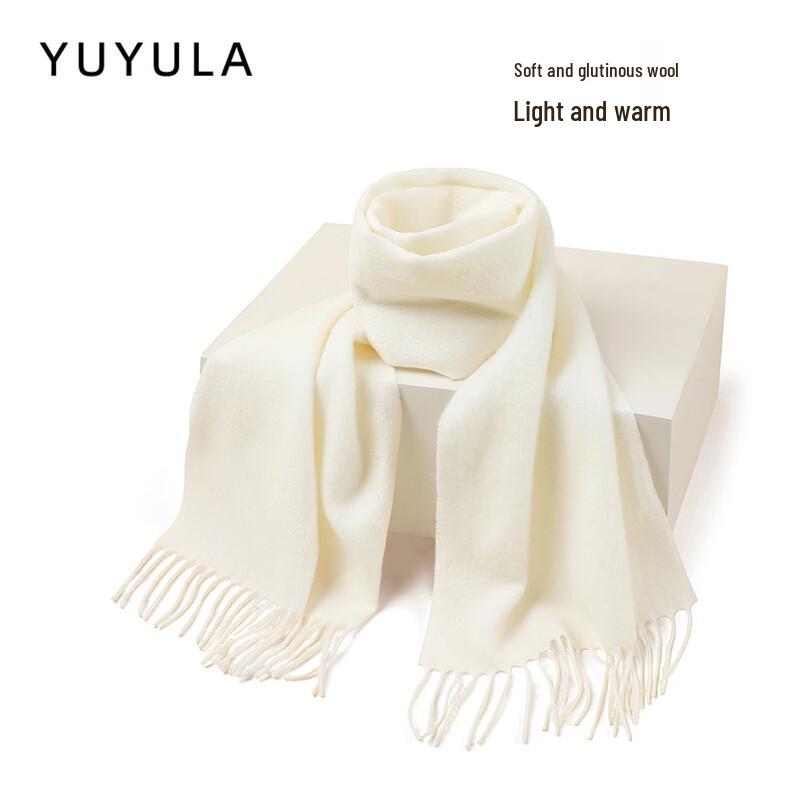 YUYULA Women's Pure Wool Scarf