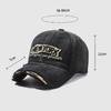 Vintage  Embroidered Letter Denim Baseball Cap For Men Women Spring Summer Cap Sun Hat