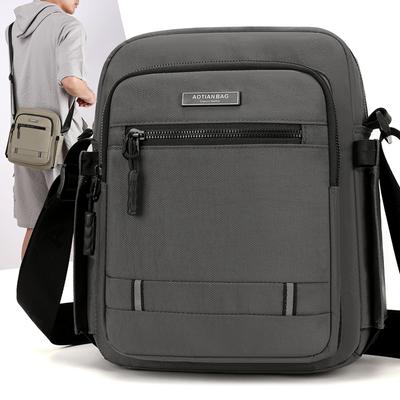 Herren Multifunktionale Outdoor Umhängetasche Mehrschichtige Crossbody Tasche