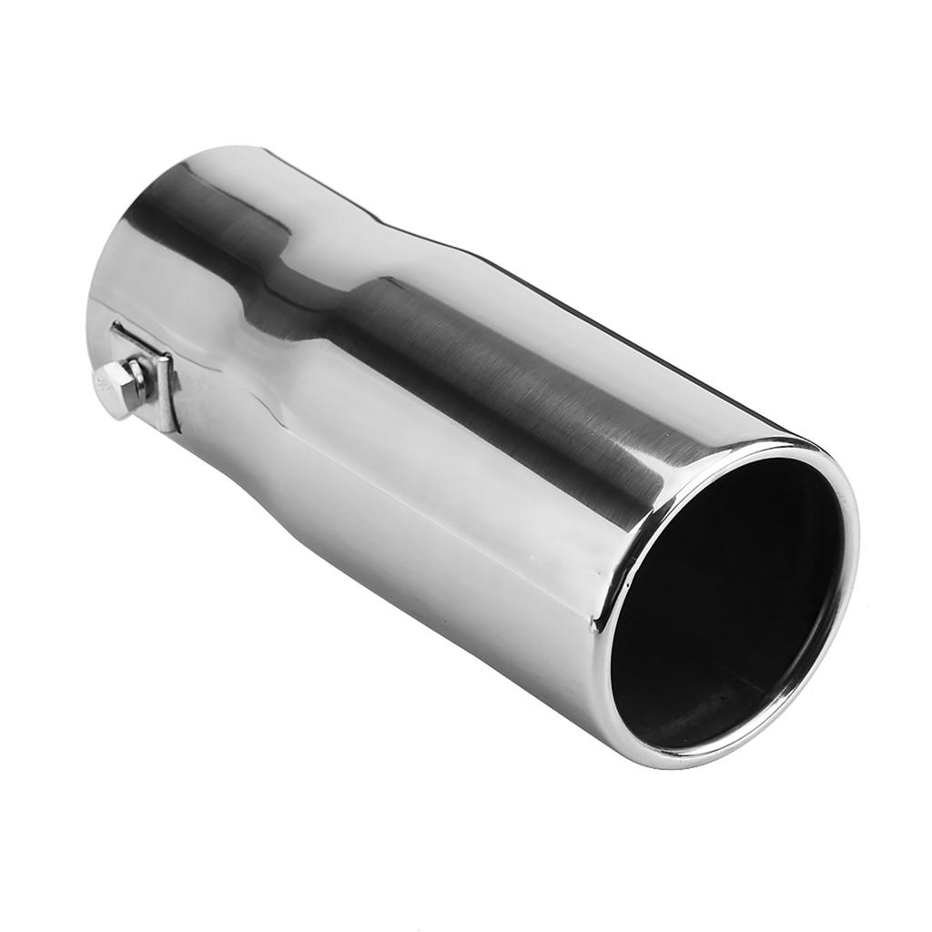 Car Modification Stainless Steel Exhaust Muffler Pipe Rear Tailpipe End Throat Flat