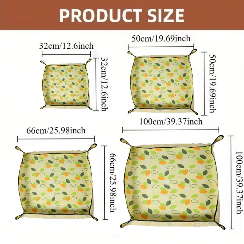 Thickened Planting Mat Foldable Potting Mat Gardening Accessory Gardening Mat Green Plants