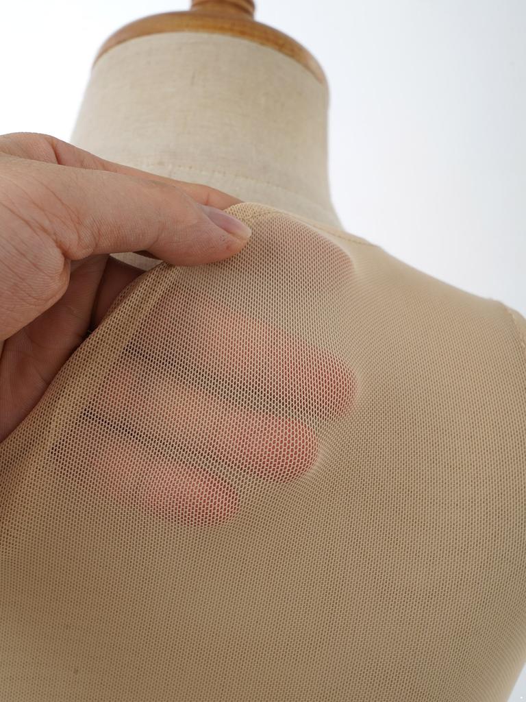 Girls Rhinestone Dance Dress Sleeveless Round Neckline Patchwork Style Skating Performance Costume Dress