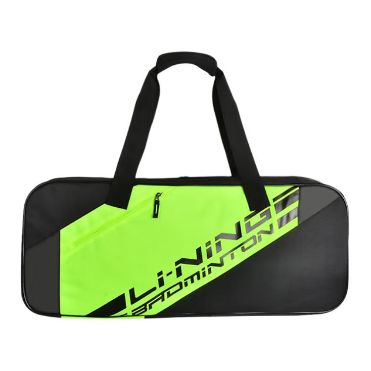 Li Ning Polyester Badminton Racket Bag Shoulder Bag Large Unisex Neon Green Black ABJR038-1