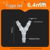Y-Type Tee Barb Hose Connector for Water and Oxygen