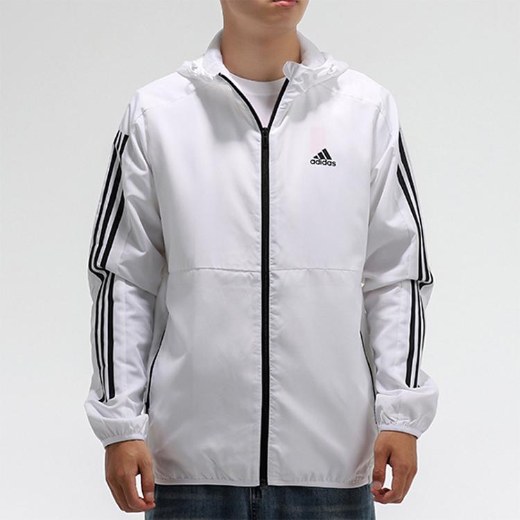 Adidas Mh Wb 3s Casual Sport Hooded Jacket Men Jackets White GF3964