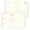 Midori Pocket Diary 2027 A6 Weekly Planner with Limited Edition Cat 22443006 January Bookmark, Pattern, (Starts 2027)