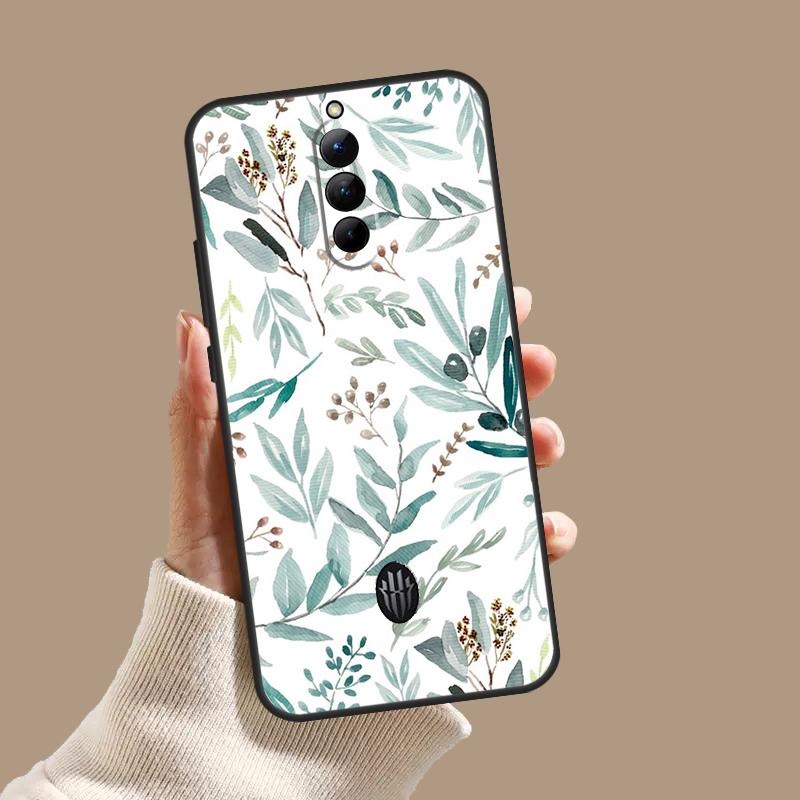 Eucalyptus Lavender Case For ZTE Nubia Red Magic 11 10S 9S 8S 8 9 10 Pro Plus 6 7 6S 7S Pro 5G 6R 10 Air Cover