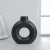 Nordic Ceramic Circle Vase - Creative Home Decor for Living Room