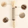 2Pcs Silvervine Sticks Cat Toys, Natural Kitten Teething Chew Toys, Sisal Wrapped Catnip Toys for Kittens & Cats, Wooden Teeth Cleaning Tool for