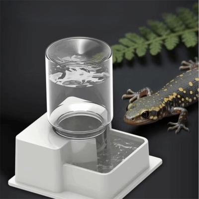 Nieuwe Automatische Reptielen Waterfles met Fles voor Schildpad Schildpad Hagedis Waterbak Anti-Verdrinking Waterdispenser Huisdierbenodigdheden