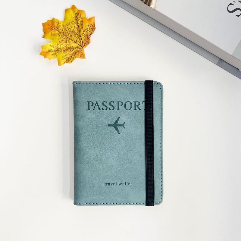 1PC PU Leather Card Bag Passport Holder Multi-function Document Bag Storage bag Travel Accessories Equipment