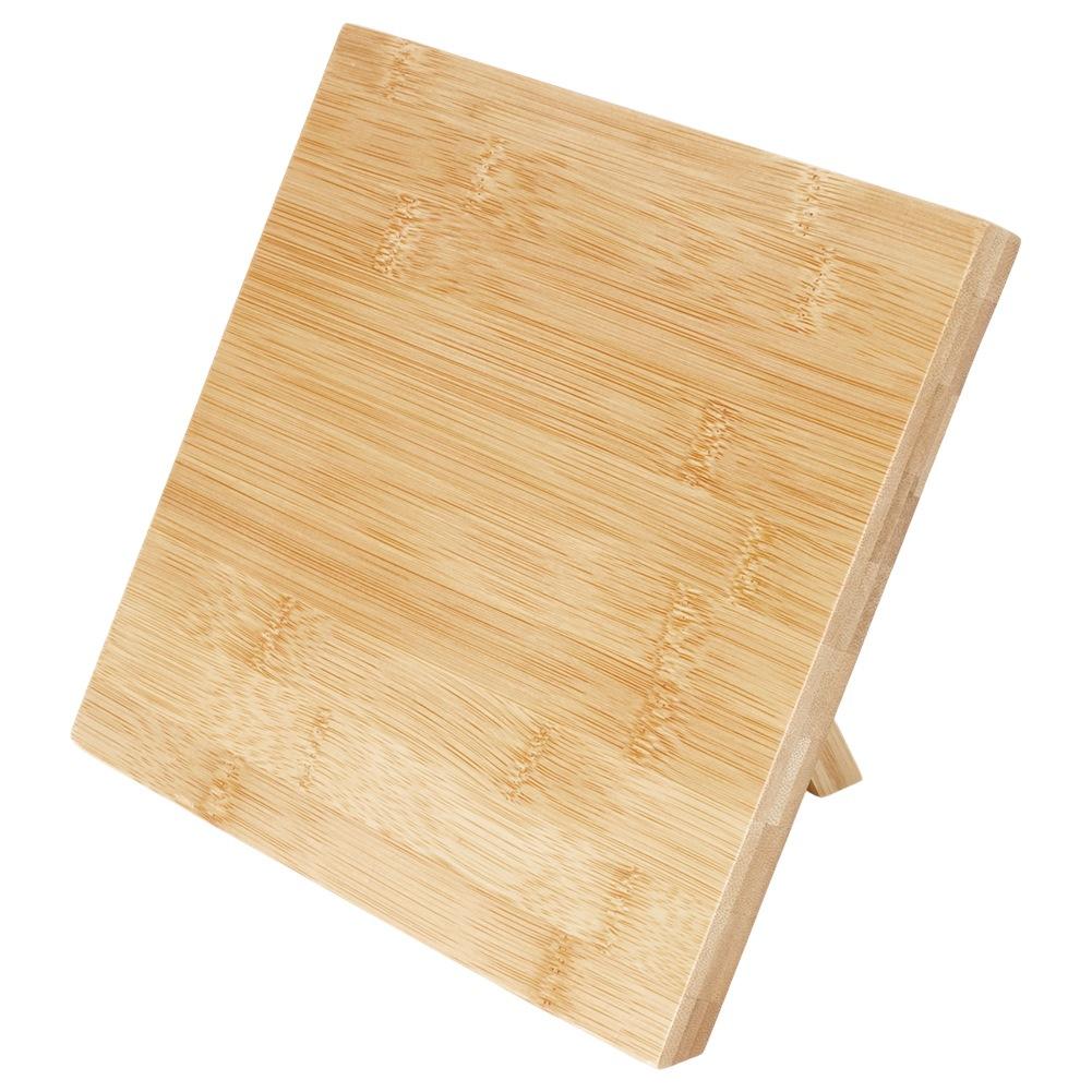 Stojak Bambusowy Blok Kuchenny na Noże do Noży Uniwersalny Magnetyczny