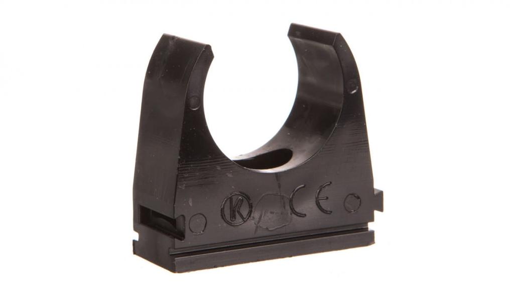 Uchwyt Rurowy Fi25Mm Czarny 5325 Hf Fb /10Szt./