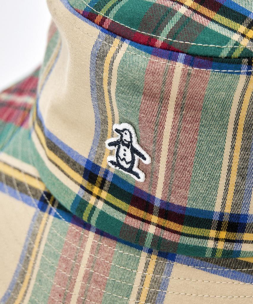 [Munsingwear] Bucket Hat Kinloch Anderson Check Pattern Size Adjustable Stylish Golf MG4FCP71U BG00 (Beige)