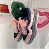 Zapatos deportivos Unisex, transpirables, con suela gruesa, elegantes, versátiles, para verano, para parejas y papás