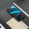 Fluorescent Beach Turtle New Tempered Glass Phone Case Suitable for iPhone17 16 15 14 13 12 11Pro/Max/Plus Shockproof Back Cover