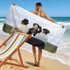 Anne Print Beach Towel, Large Soft Quick Dry Towel for Beach Camping Swimming