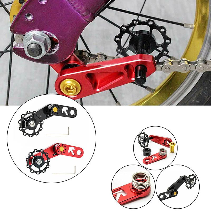 Eingang-Gang Faltrad Kettenspanner Fahrrad Eingang-Gang Kettenführung Umbau Crimp Kettenfänger Anti-Drop