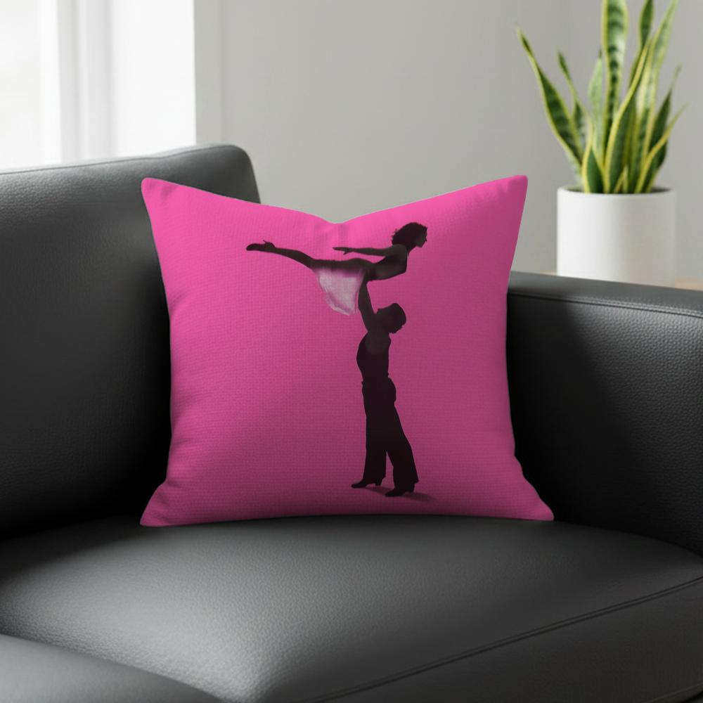 Movie Dirty Dancing Cushion Cover Natural Linen Pillowcase Set AllinOne Decor for Sofa Bedroom Chair