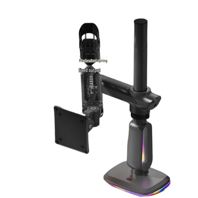 RGB Gaming Ultrawide Curved Monitor Stand with Adjustable Height and Swivel