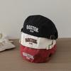 Solid Color Embroidered Beret Hat Letter Embroidered Cotton Sun Hat Kids Newsboy Cap  Painter Cap