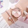 Ladies Moon Digital Bracelet Watch Leather Strap Quartz Watch Relogio Feminino  Sale