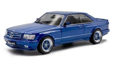 SOLID O 1/43 Mercedes-Benz 560 SEC AMG Widebody 1990 Blue SOLIDO Diecast