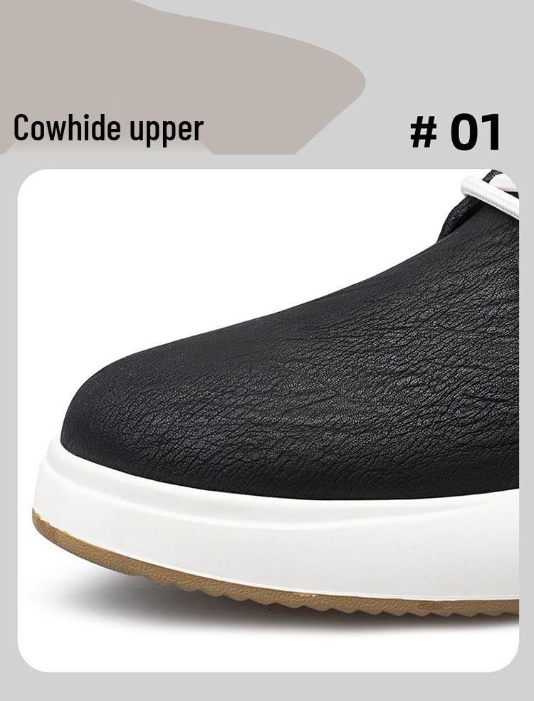 Chaussures de sport décontractées pour hommes, style coréen britannique, augmentant la hauteur de 8 cm, invisibles