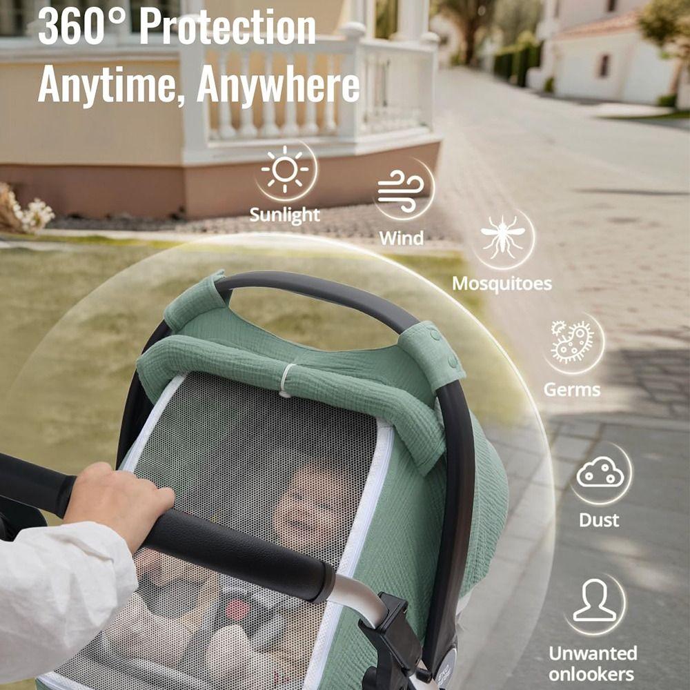 Convenient Nursing Cover Multi-use Canopy Hot Baby Car Seat Cover  for Breastfeeding