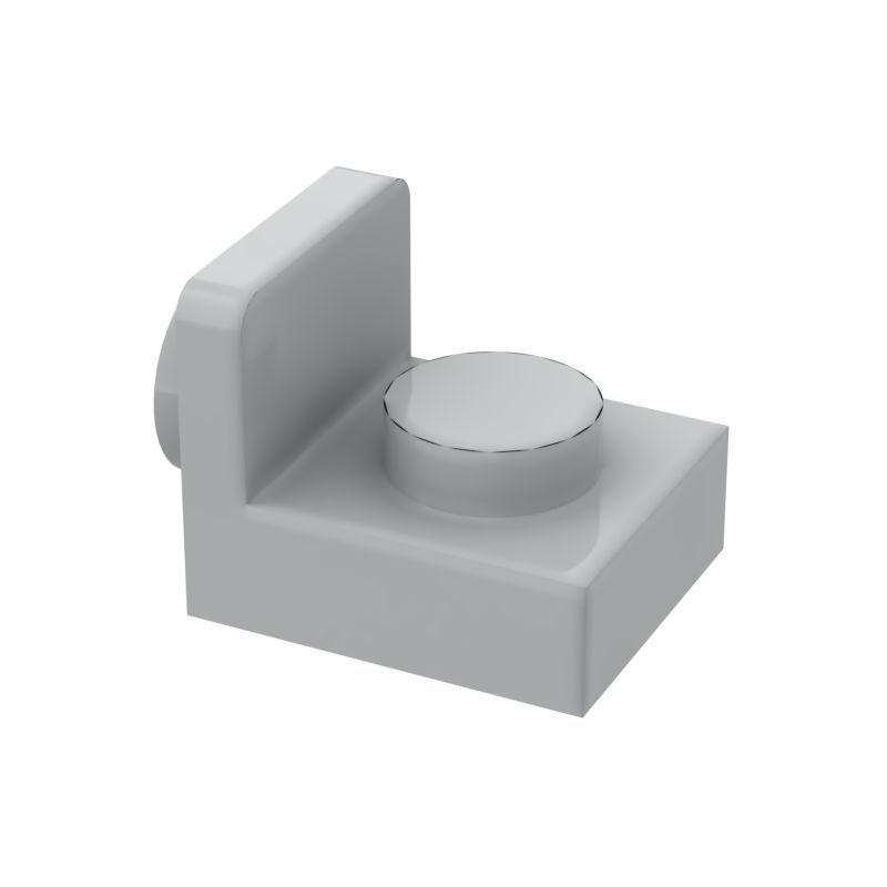 10PCS 36840 1x1 Side Bump Plate 2 Holes On the opposite side Block Moc Works With featuring Brick DO IT YOURSELF Kits