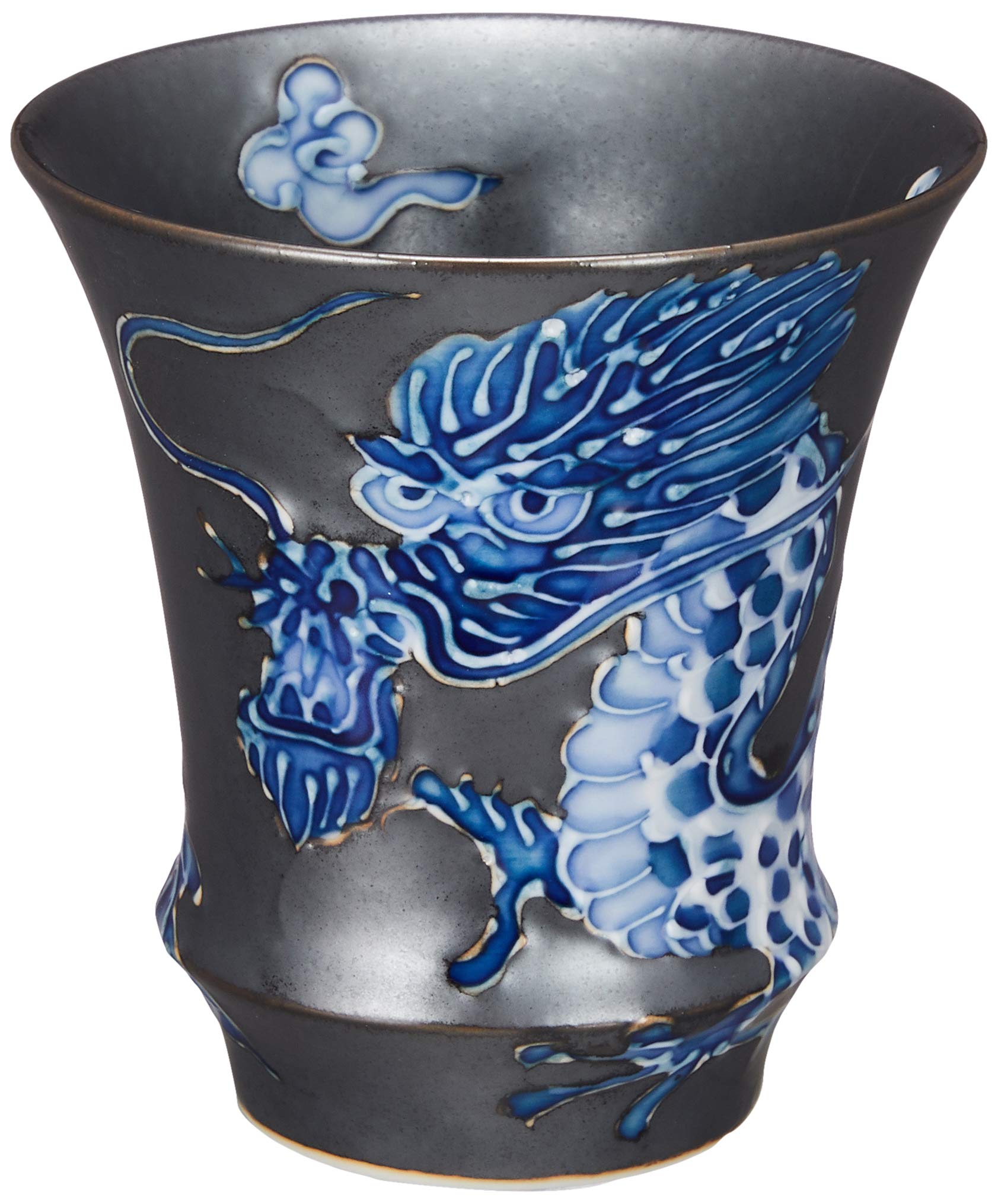 Arita ware Sake Cup Emperor Dragon Diameter x Height 7cm Capacity 100ml Dishwasher safe Made in Japan T807 SAKE GLASS (Guinomi) - (Inverted Shape) -