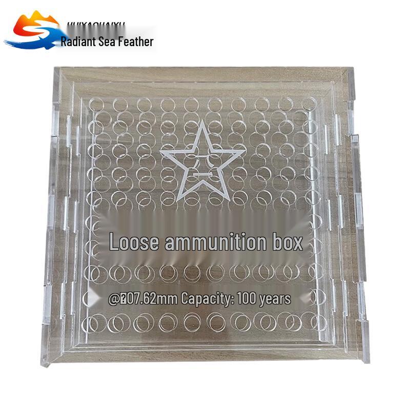Transparent Plastic Ammo Storage Box