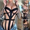 Bandáž Body Ženy Exotické Kostýmy Sexy spodní prádlo Body vyhloubení Smyslné intimní zboží Sex Erotické oblečení