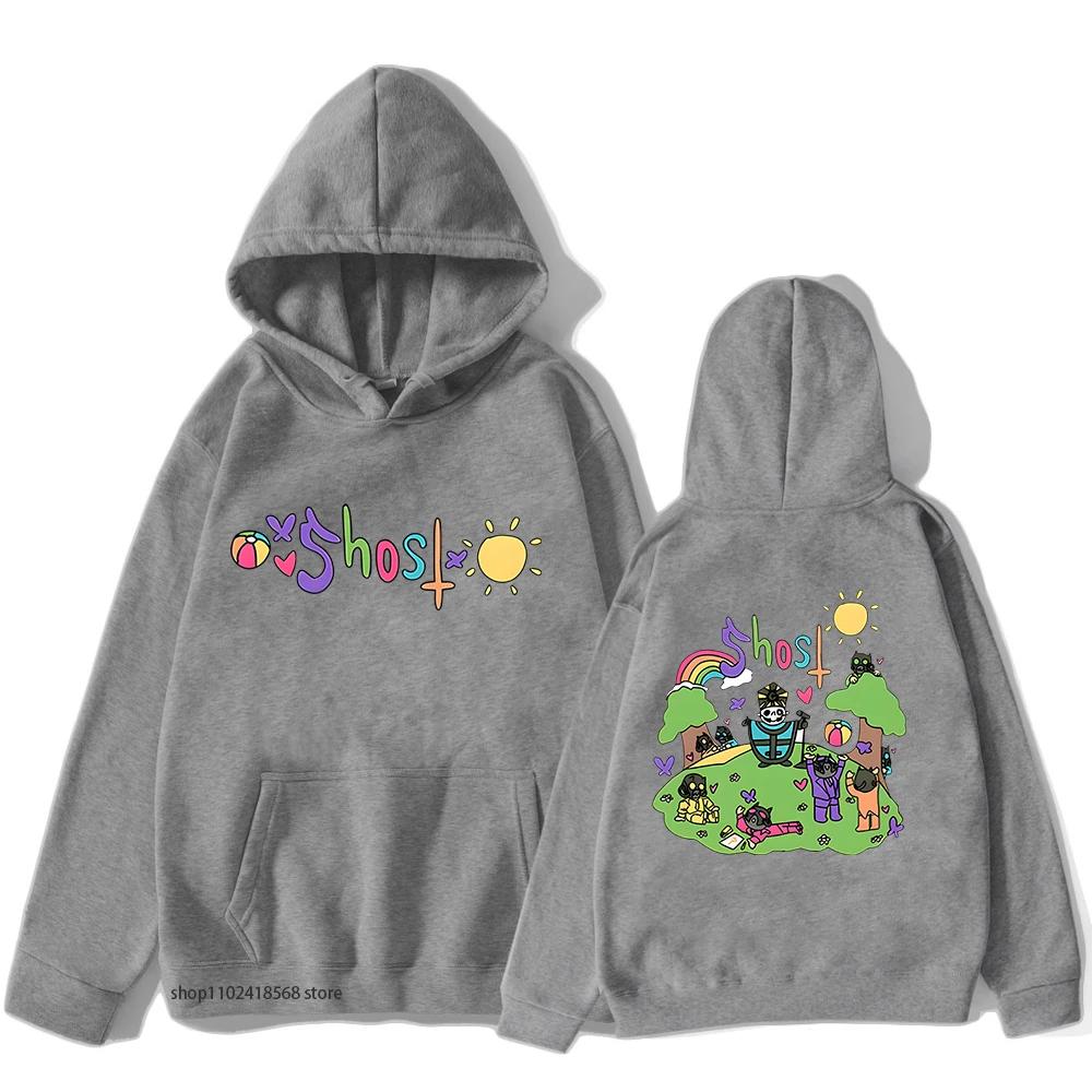 Ghost Musikband Hoodie für Herren High Street Sweatshirt Langarm Kleidung Streetwear Damenbekleidung Y2k Männlich