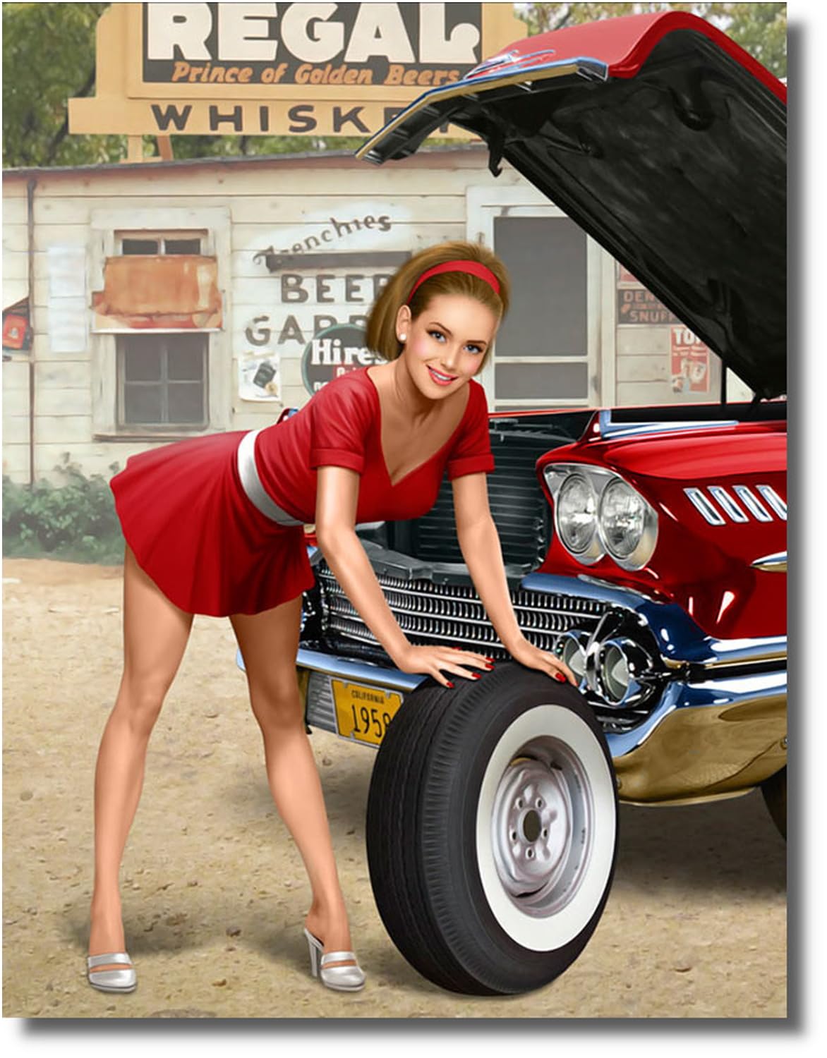 

Master Box Pinup Series Shortstop Miniskirt Trunk Plastic Model MB24017 1/24