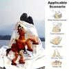 1pc,"Home Decorative Horse Print Blanket Perfect for Sofa, Bedroom, Living Room, Travel , Office Nap