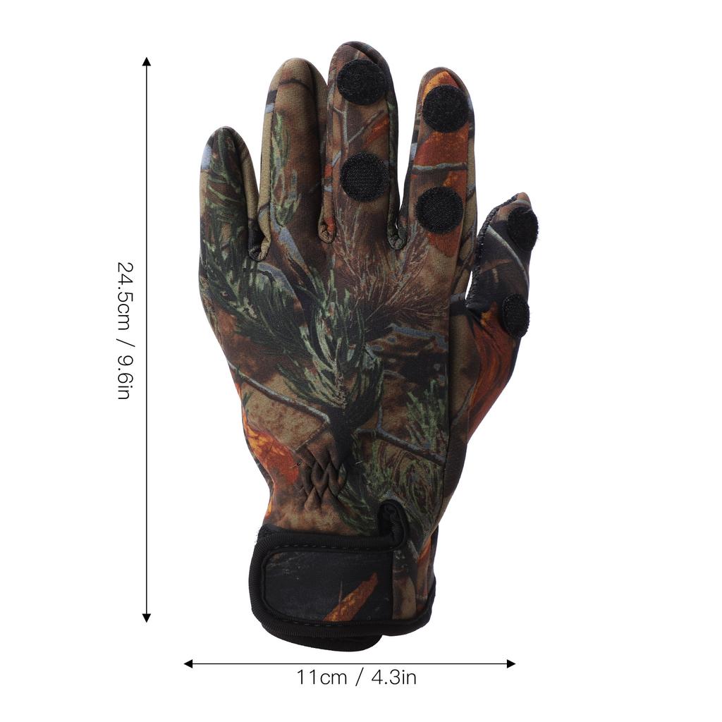 1 Pair Cycling Gloves Full Finger Anti Slip Breathable Winter Bike Riding Gloves for Men Women