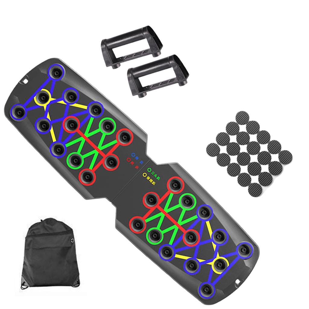 Push Up Board Multifunctional Foldable Fitness Workout Push up Tool Pushup Stands Exercise Board Muscle Board for Home