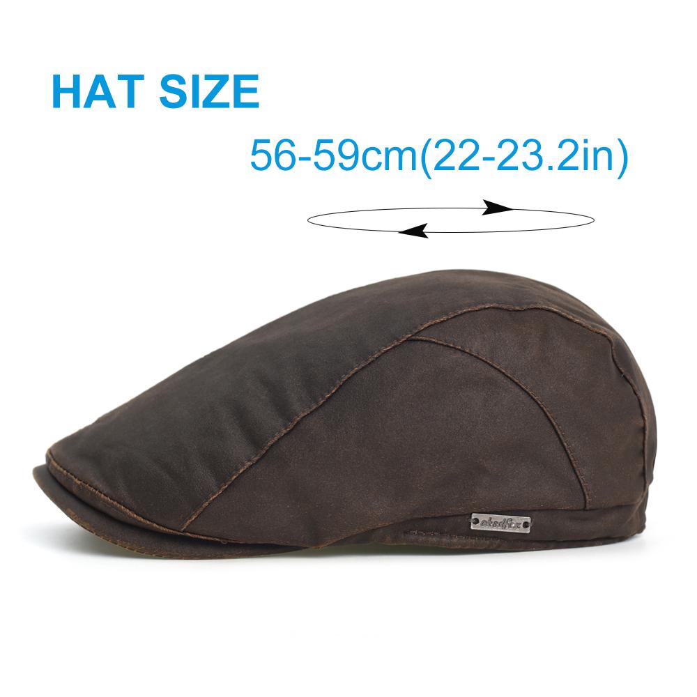 Winter Autumn Newsboy Cap Men Women Warm Vintage Casual Berets Gatsby Flat Hat Peaked Cap Adjustable