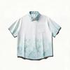 Giacca Camicia Estiva a Maniche Corte Workwear Camicia da Uomo a Maniche Corte con Revers