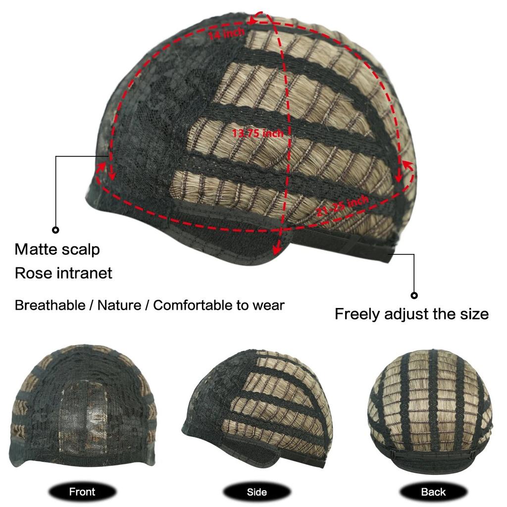 Lange schwarze gerade Perücken für Frauen, synthetische Highlights, blonde, geschichtete Perücke mit Vorhang-Pony, hochdichte Haarperücke