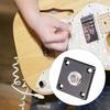 Electric Guitar Output Socket Plate With Mounting Screws Square Guitar Output Socket Seat for Electric Guitar Part