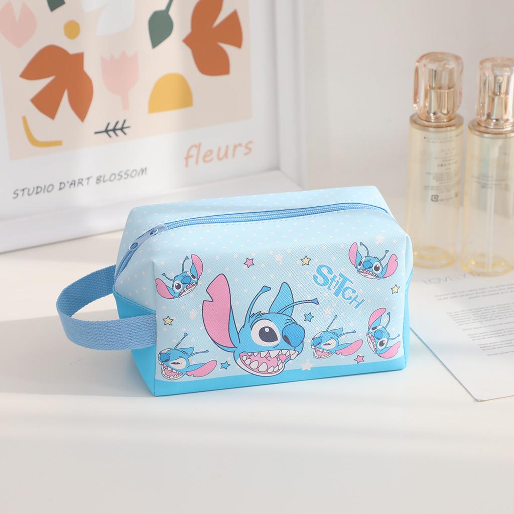 Head Pochacco Polka Dots Pu Travel Storage Bag For Cosmetics And Use Stationery