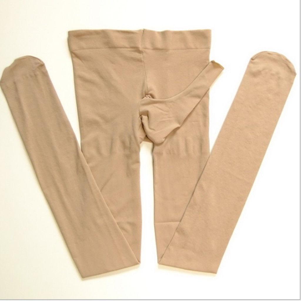 Buy 1 PC Shiny Glossy Mens Pantyhose Nylon Stocking Tights Sheath Open